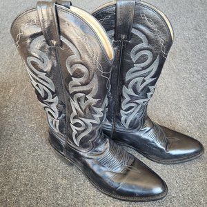 Men's Dan Post cowboy boots sz 8.5 black
